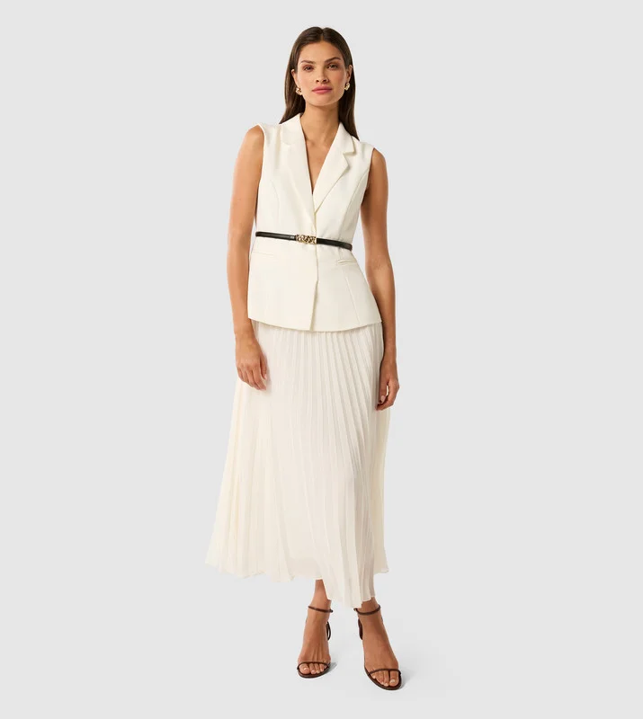 forever new LANA Pleated Vest Maxi Dress